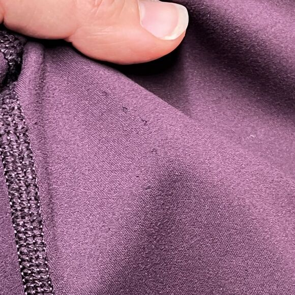 Lululemon In Movement Leggings Womens 2 Burgundy Purple 7/8 Everlux 25" LW5ANXS - Picture 9 of 12